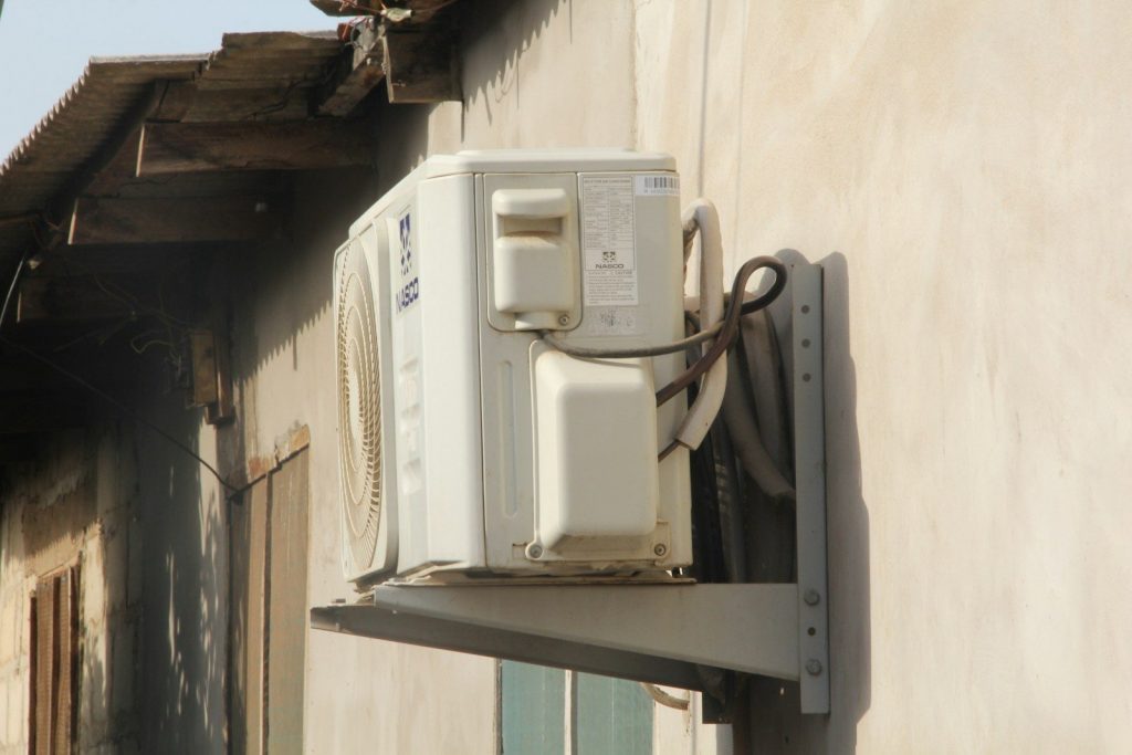 Outdoor Air conditoning system by Schroyer Air conditoning service in Santa Rosa Beach, FL